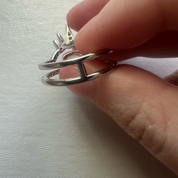 Ring Bomb| Genuine Rock Crystal & Diamond Cubic Zirconia - Picture 4 of 5